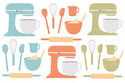 Vintage Kitchen Baking Vectors, an Illustration by Amanda Ilkov (Thumbnail 3 of 4)
