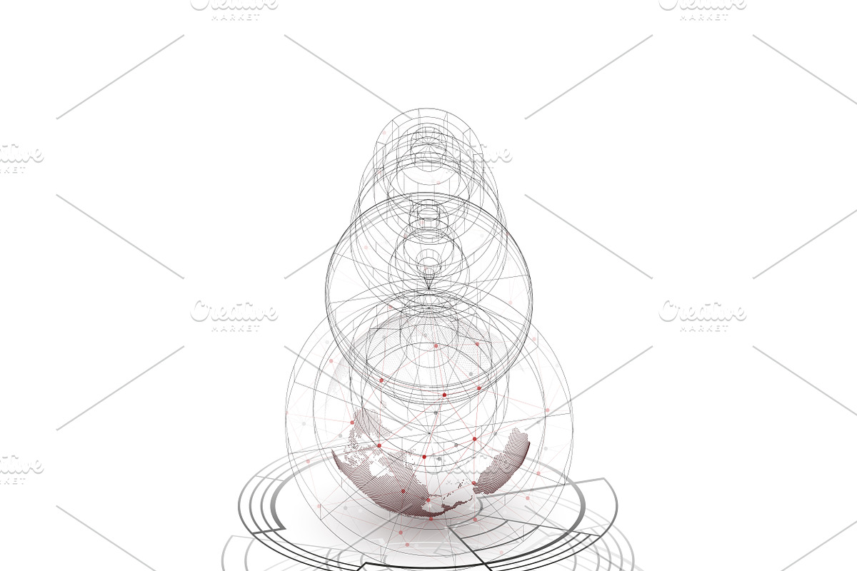 Futuristic high tech backgrounds, a Decorative Illustration by VectorShop (Photo 2 of 10)