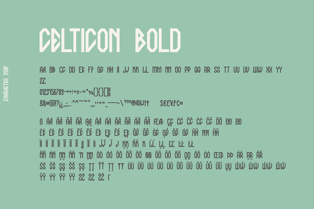 Celticon Font Family, a Blackletter Font by Sentavio (Photo 3 of 7)