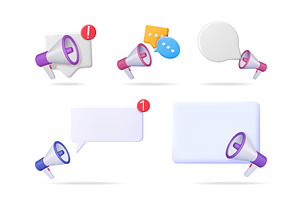 3d vector illustration set of, an Object Illustration by Abscent