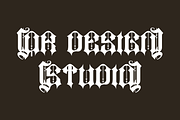 Gewas - Old English Font, a Blackletter Font by QR Design Studio (Thumbnail 4 of 9)