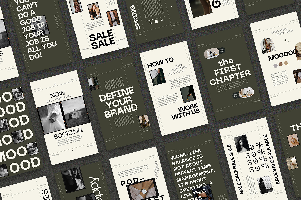 Grace - Aesthetic Social Media Pack, a Social Media Template by SilverStag Type Foundry (Photo 10 of 38)