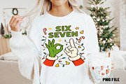 Six Seven Meme Funny Christmas, an Illustration by DreamCafeArt (Thumbnail 2 of 4)