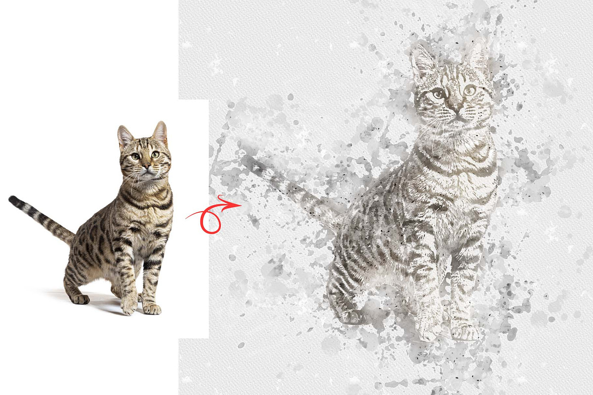 Ink Splash Art Photoshop Action, an Action Add-On by Photoshop Action (Photo 11 of 15)