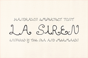 La Siren Hand Drawn Display Font, a Handwritten Font by Madeline ODonoghue Design (Thumbnail 3 of 7)