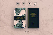 Leaf Bussiness Card Template, a Card Template by MH Design Template (Thumbnail 1 of 5)