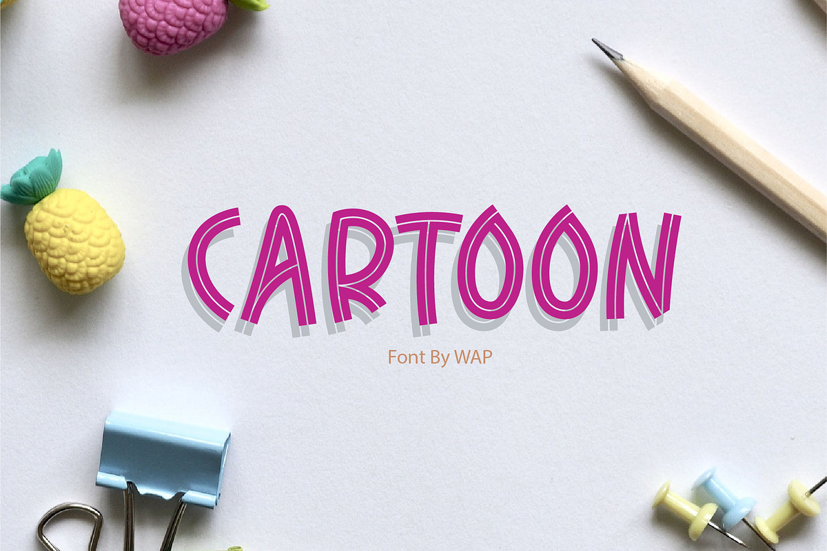 Yumna | Cartoon font, a Symbol Font by WAP (Photo 3 of 6)