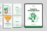 Mental Health Awareness EBook Layout, an UI Kit Template by ContestDesign (Thumbnail 1 of 6)