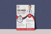 Professional Medical Care Flyer, a Flyer Template by BrandlyTemplate (Thumbnail 2 of 3)