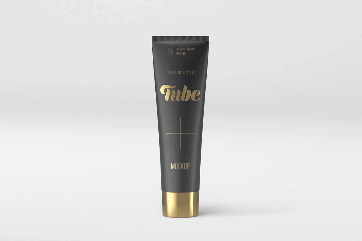 Cosmetic Tube Mockup #1, a Packaging Mockup by Seven Lights (Photo 4 of 9)