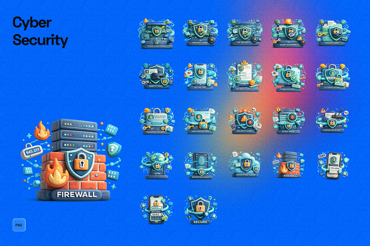 3D Cyber Security, an Object Graphic by Pengedar Seni (Photo 3 of 3)