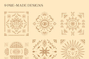 Tribe of the Sun. Boho collection, a Texture Illustration by katieromanoff_art (Thumbnail 3 of 14)