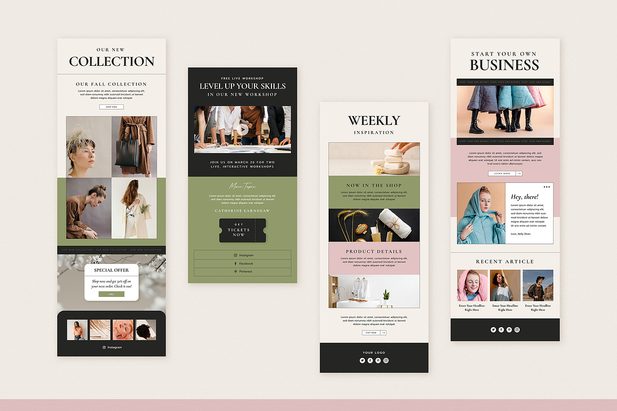 Aimée Email Newsletter Template, an Email Template by Vynetta (Photo 5 of 6)