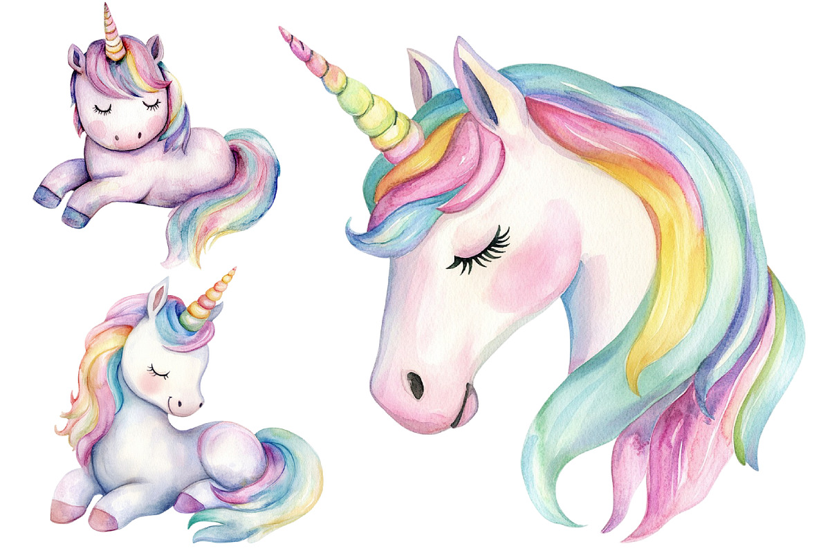 Unicorn Clipart, an Illustration by CitraGraphics (Photo 3 of 5)