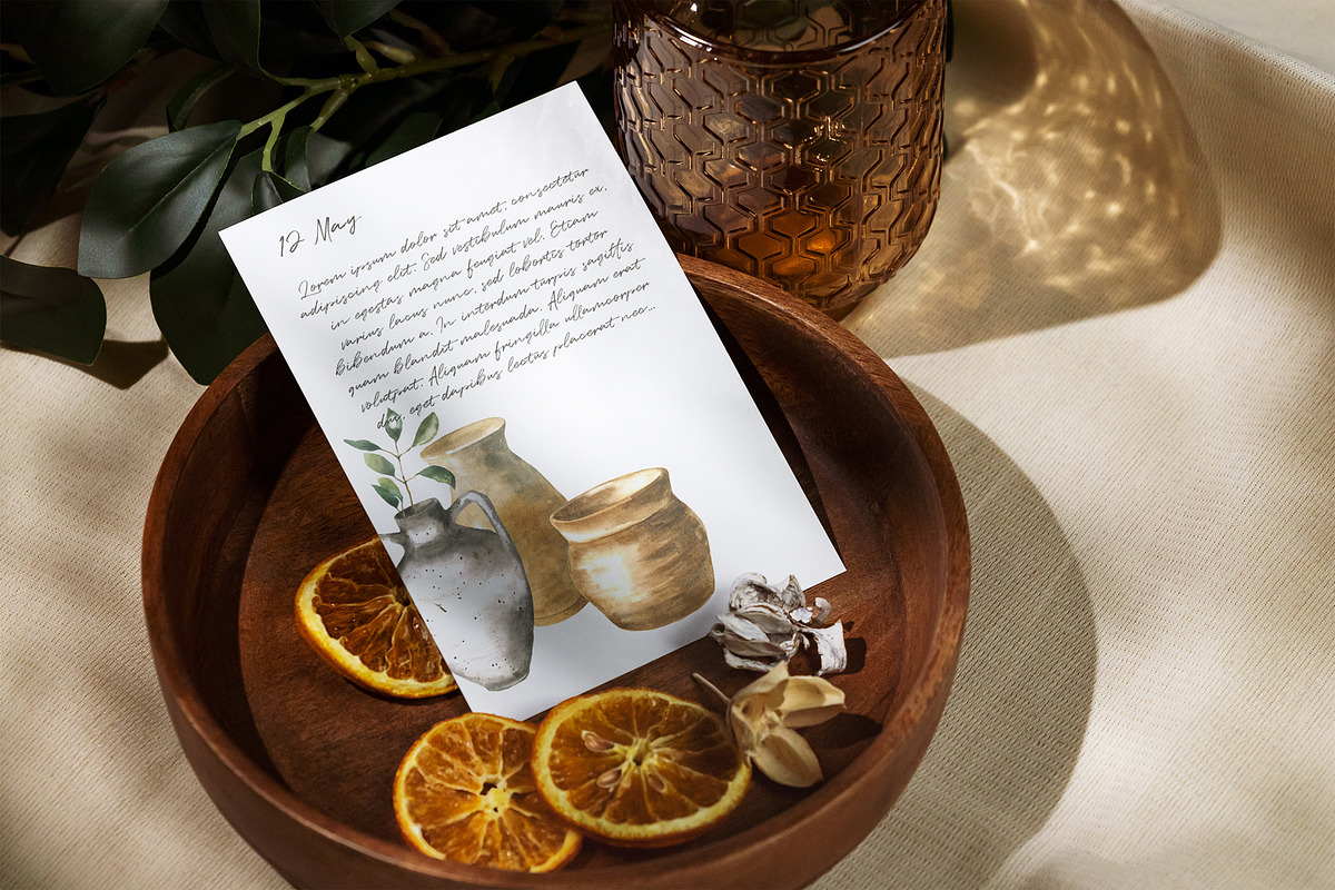 Artisan Pottery Ceramics Collection, an Object Illustration by foxsong (Photo 9 of 13)