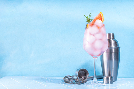Grapefruit margarita or mimosa cocktail., a Food & Drink Photo by Rimma