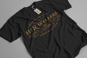 H&R Wellers Handmade Vintage Font