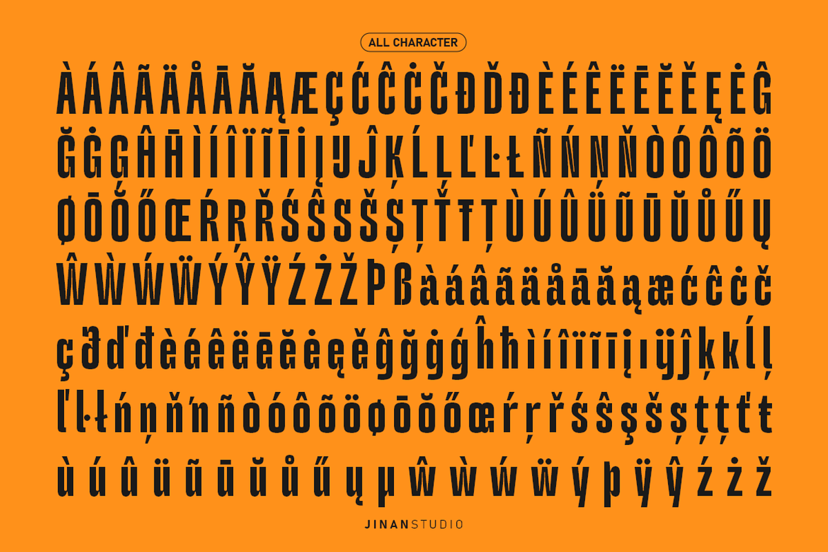 Mogars – A Condensed Sans Serif, a Sans Serif Font by Ainun Jinan (Photo 10 of 12)