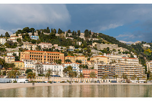 Menton city in February - French Riviera, an Architecture Photo by Leonid Andronov