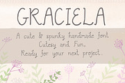 Graciela Font, a Font by Angie Makes (Thumbnail 1 of 2)