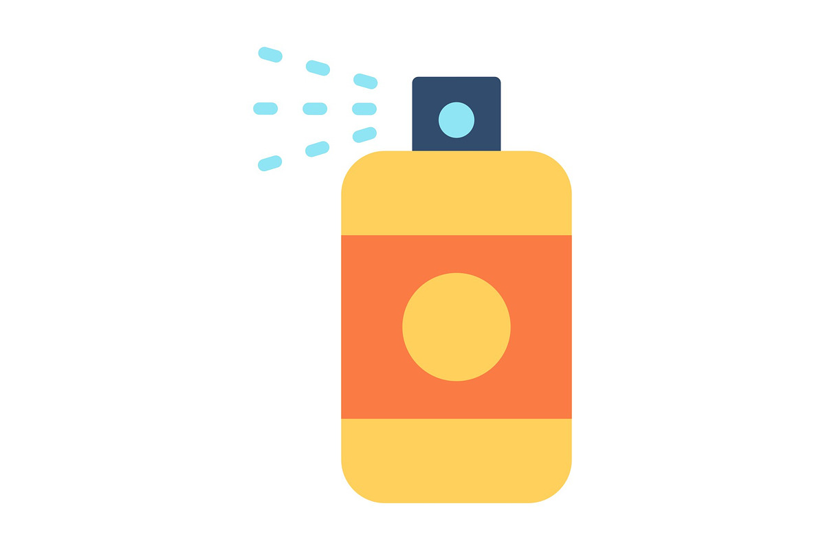 Spray Flat Icon, a Duotone Icon by Pexelpy (Photo 1 of 2)