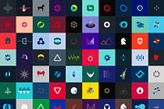 100 Logotypes & symbols bundle, a Branding & Logo Template by Srg® (Thumbnail 3 of 9)