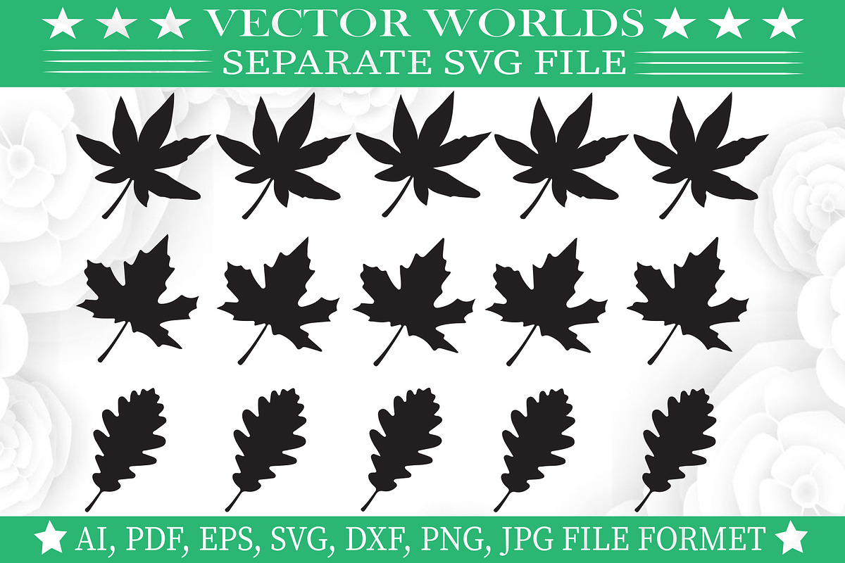 Material Svg, Leaf, Materials Svg, an Object Graphic by VectorWorlds (Photo 2 of 3)