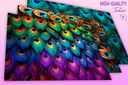 Peacock Feather Background, a Texture Graphic by Forhadx5 (Thumbnail 2 of 5)