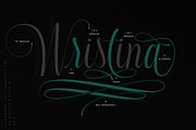Santhana Calligraphy, a Script Font by Rochart (Thumbnail 3 of 12)