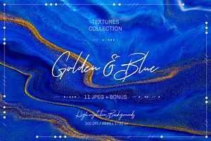 Golden & Blue textures