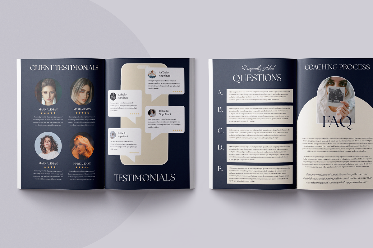 Life Coach Ebook Template | Canva, a Brochure Template by ArtisticLand (Photo 11 of 14)