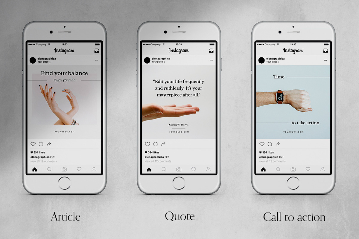 Minimal Social Media Pack, a Social Media Template by Eternel Design Studio (Photo 4 of 5)
