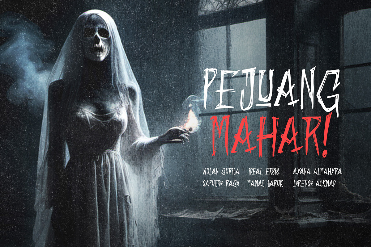 Scary Monday – Horror Font, a Handwritten Font by Ideal Eksis (Photo 4 of 6)