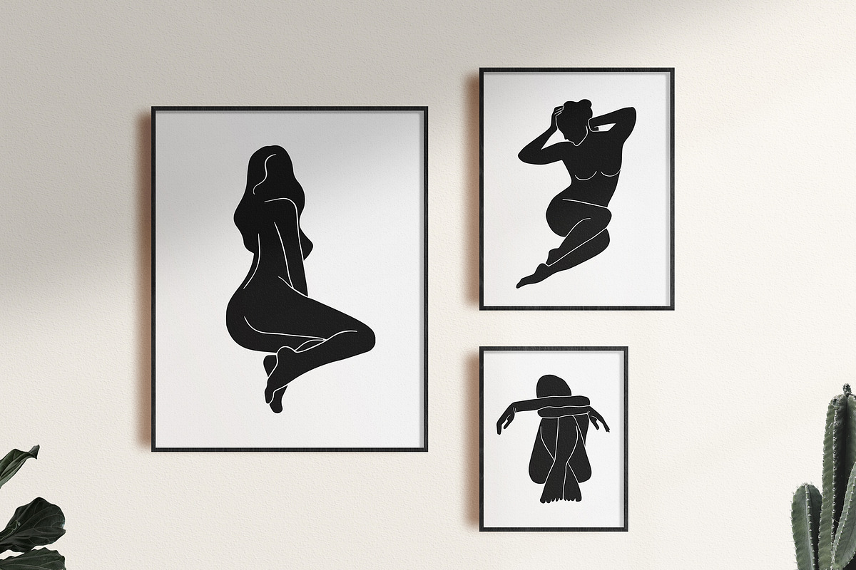 Woman Abstract Silhouette Collection, a Person Illustration by mejorana (Photo 5 of 11)