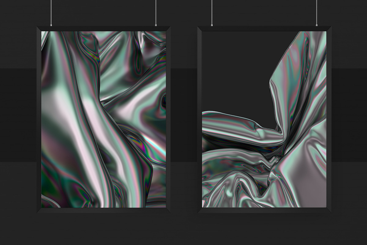 Iridescent Abstract Backgrounds, a Wallpaper Graphic by BIBIART (Photo 4 of 10)