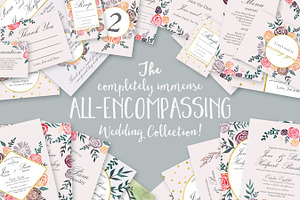 ALL-ENCOMPASSING Wedding Collection, an Invitation Template by Knotted Design