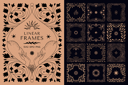 Frames, design elements, a Graphic by venimo
