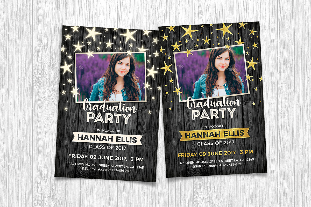 Graduation Party, a Print Template by DesignWorkz