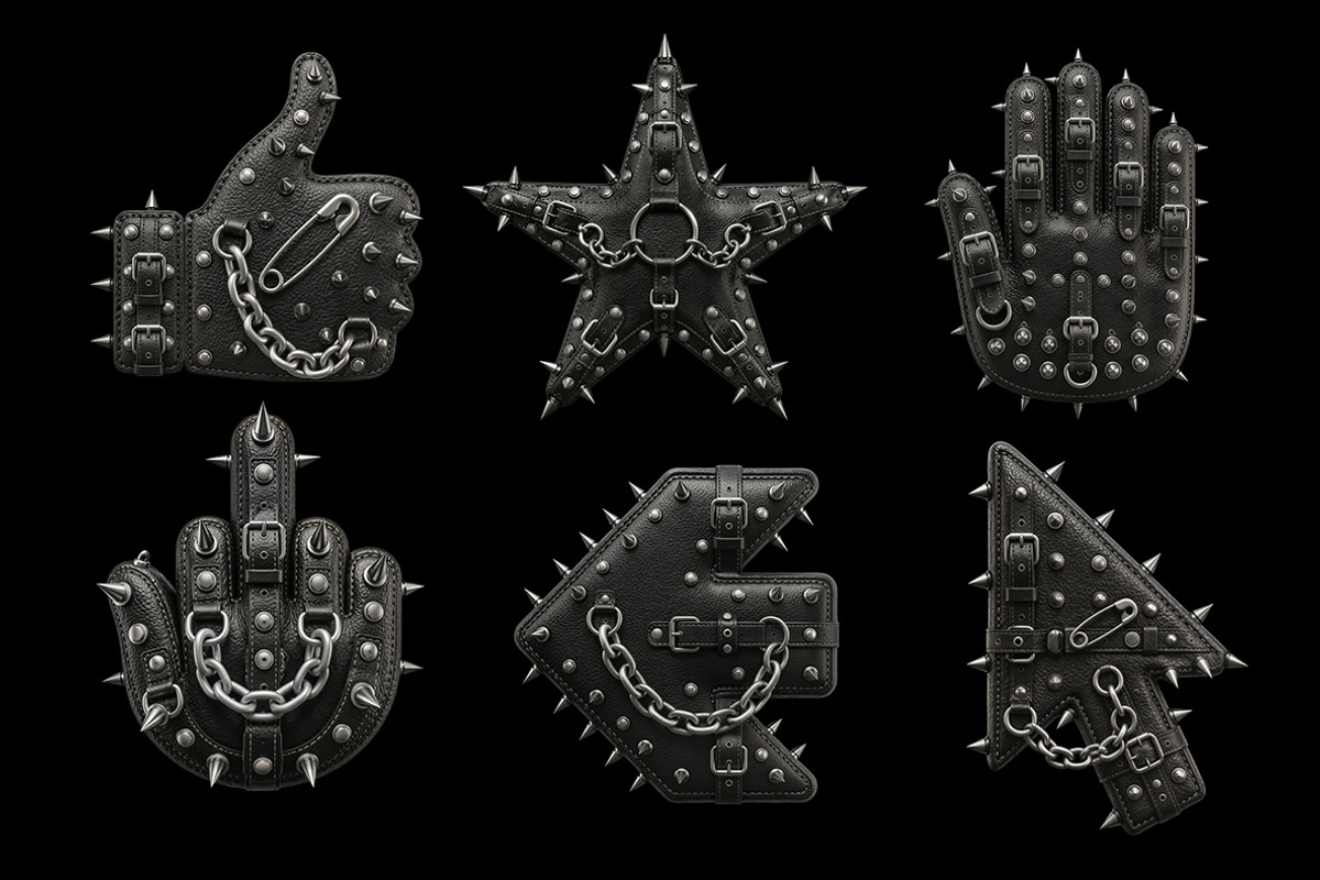 Black Punk Font, a Sans Serif Font by Handmadefont (Photo 10 of 18)