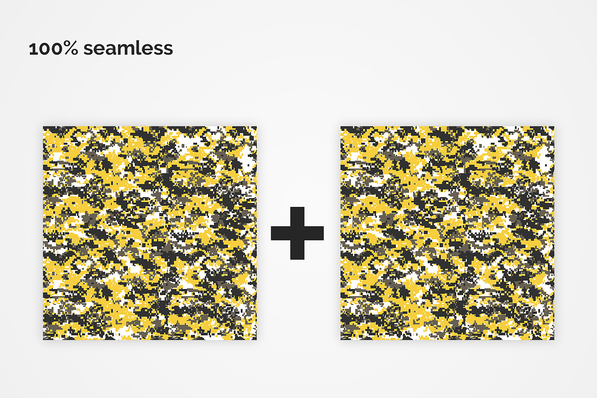 Fashion Pixel Camouflage Patterns, a Pattern Graphic by 3Y_Design (Photo 3 of 6)