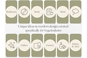 100 Yoga Story Highlight Covers, a Social Media Template by PatternLab. (Thumbnail 6 of 9)