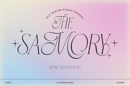 Samory Typeface, a Sans Serif Font by alit design