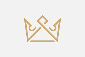 Crown Logo Template;