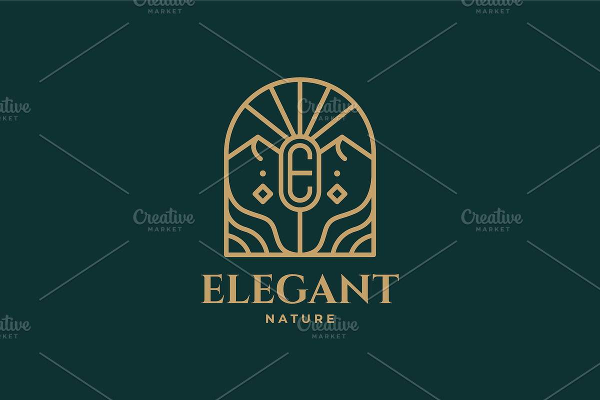 bohemian mountain nature icon logo, a Branding & Logo Template by Blazybone (Photo 2 of 2)