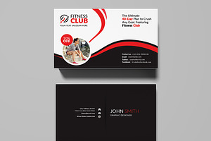 Fitness Business Card Template