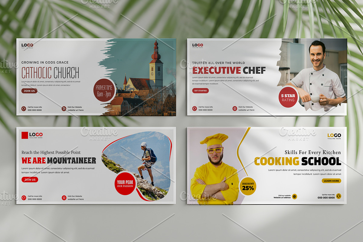 35+ Facebook Cover Banner Template, a Social Media Template by nandinigraphics (Photo 3 of 5)