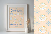 Azulejo Portuguese Shells, a Pattern Graphic by Carpet Tapete Pretzel (Thumbnail 10 of 24)