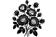 Wedding Flower Bouquet Silhouette, an Object Graphic by Creativeshirt (Thumbnail 13 of 20)