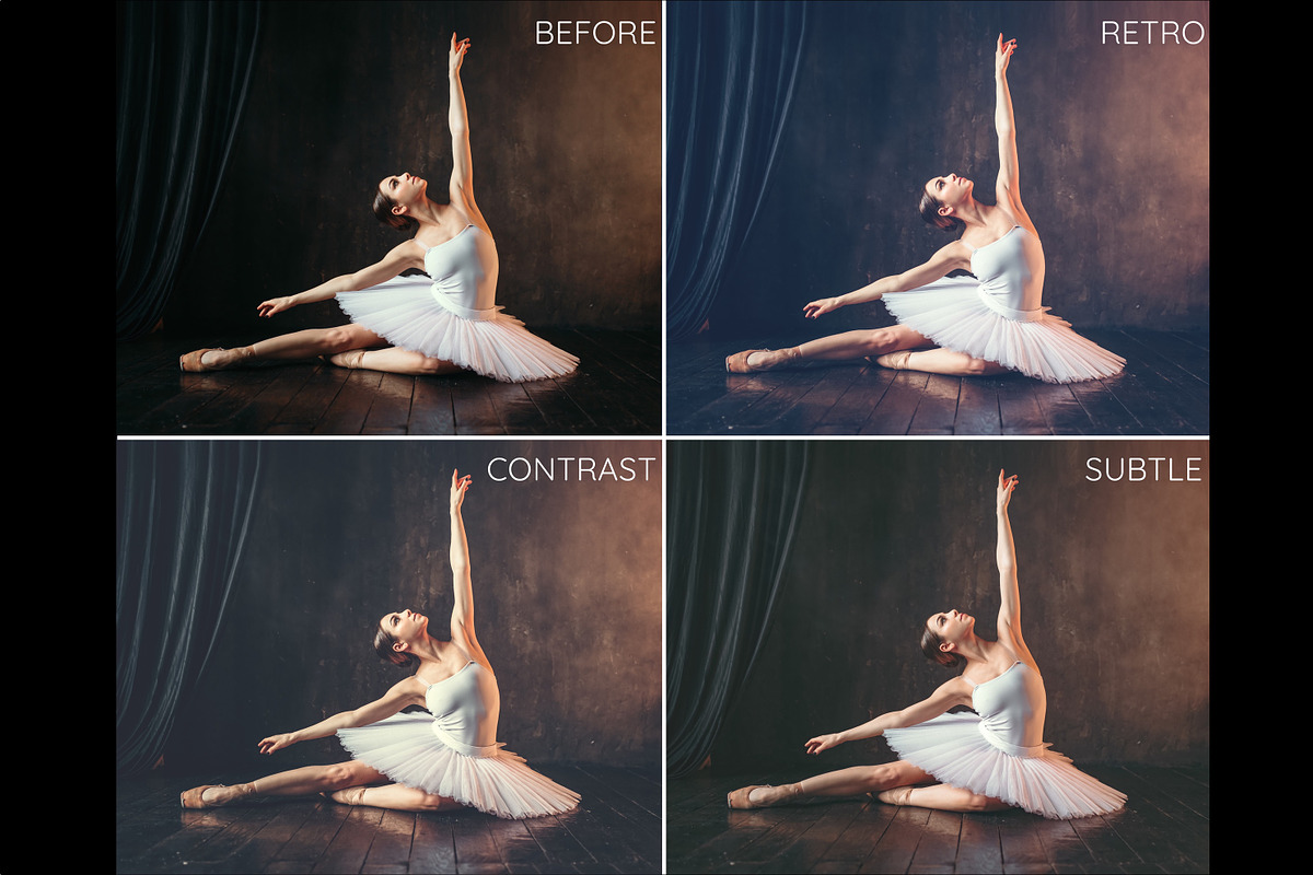 Matte desktop Lightroom presets, an Action Add-On by GDR Design (Photo 4 of 7)