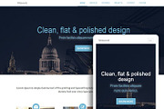 8 Bootstrap One-Page templates, a Websites & App Template by Bootstraptor (Thumbnail 2 of 10)